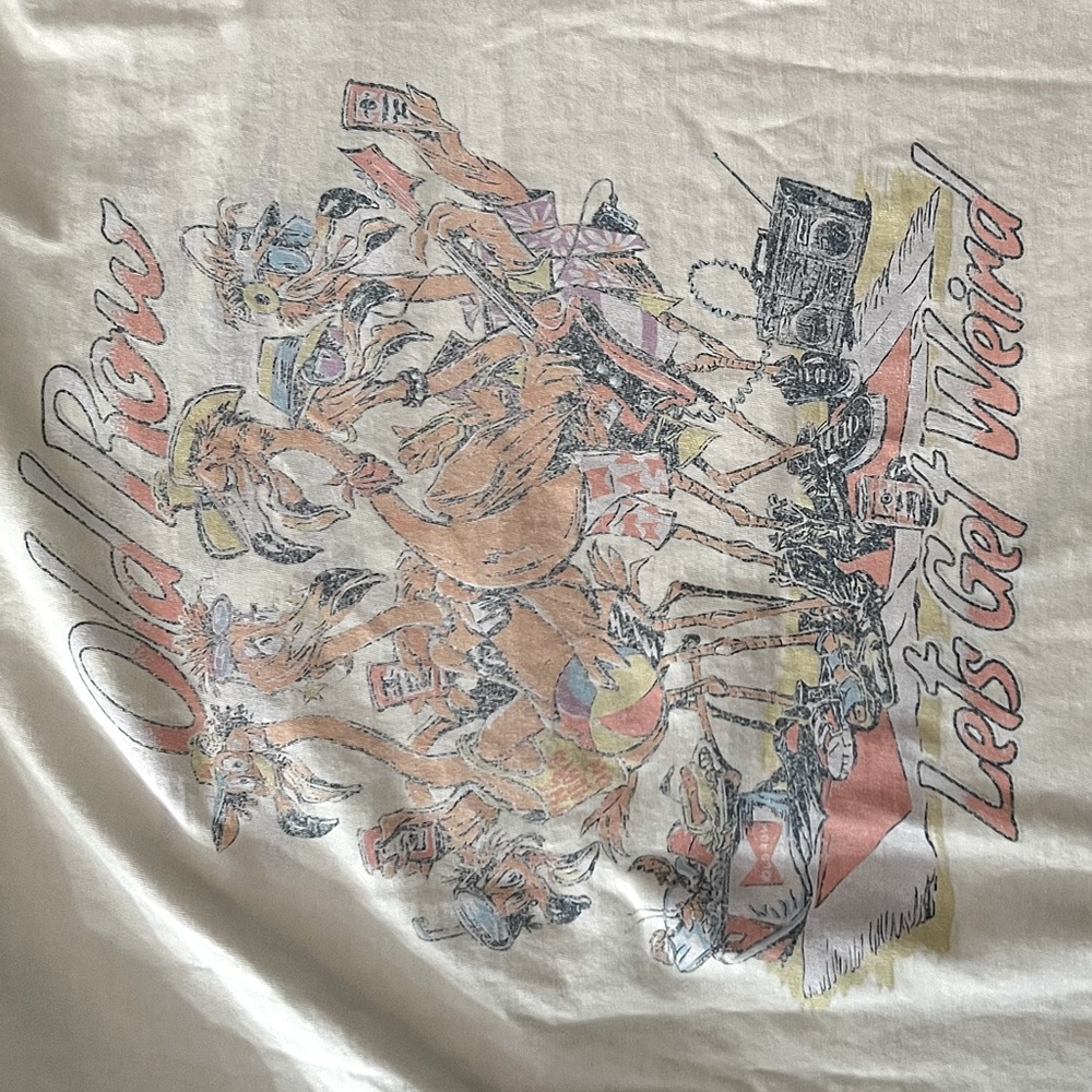 Vintage Old Row Let’s Get Weird T Shirt XL
